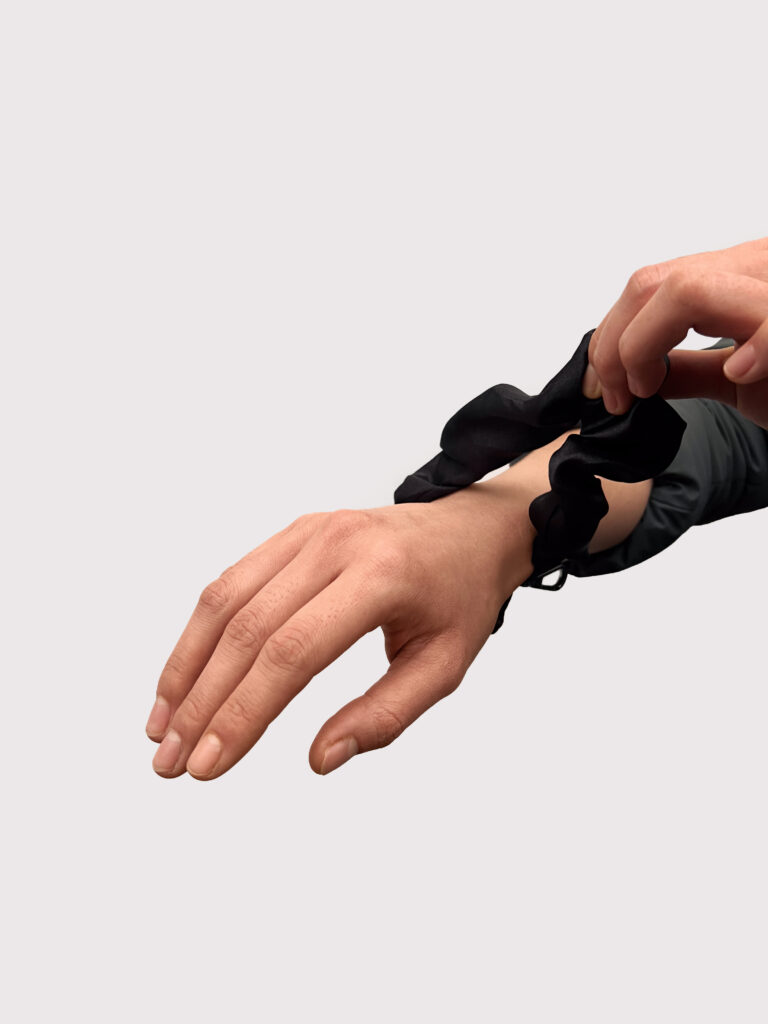 Black Scrunchie Strap