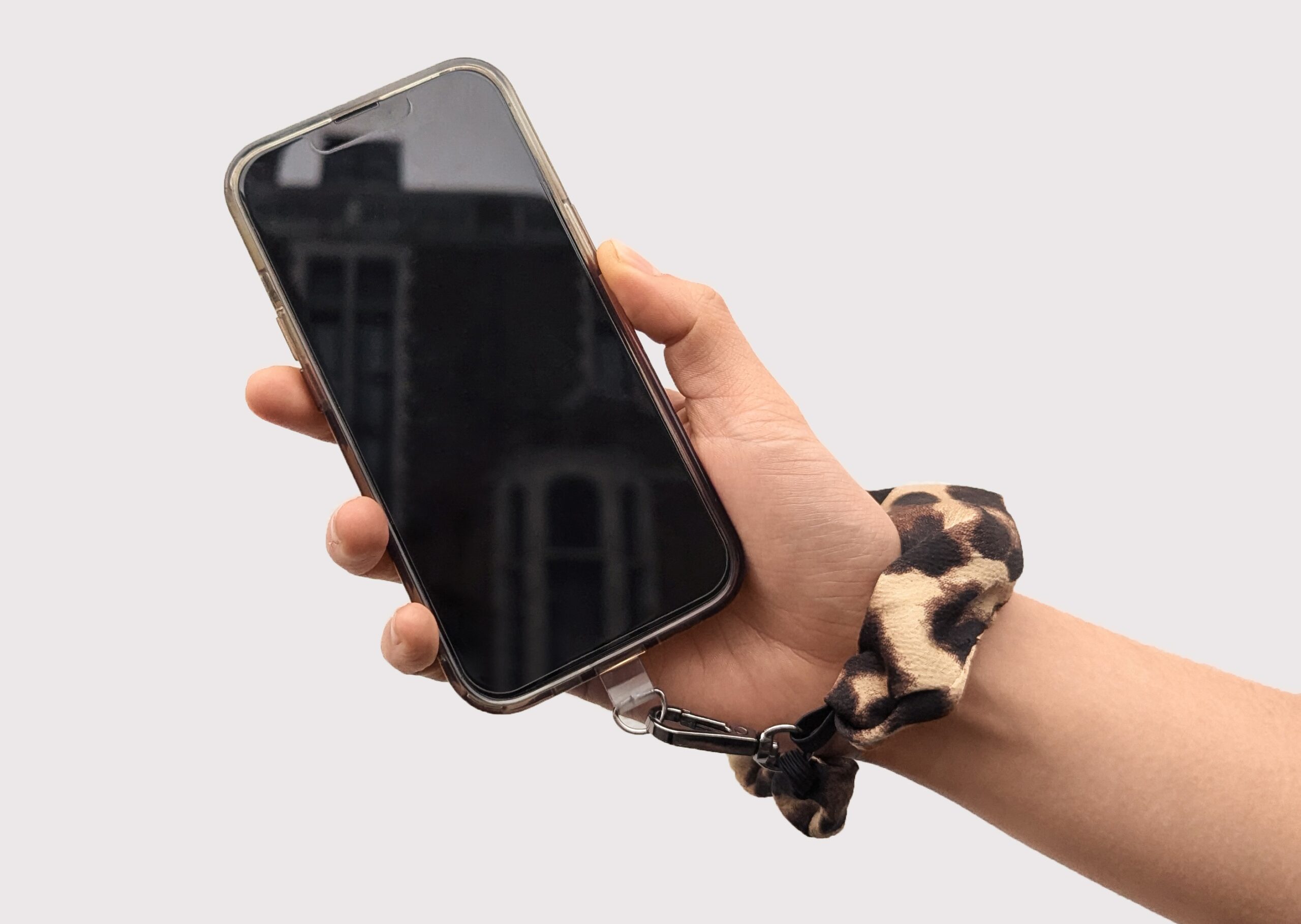 Beige Leopard Scrunchie Strap - Image 4